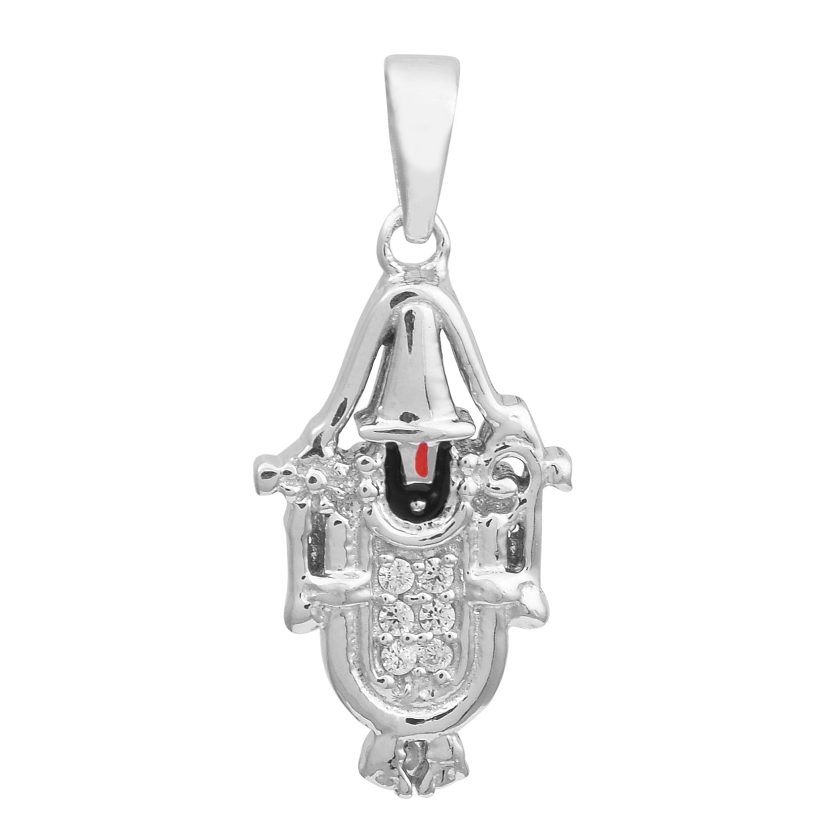 925 Sterling Silver Traditional Religious Tirupati Balaji Pendant Jewelry
