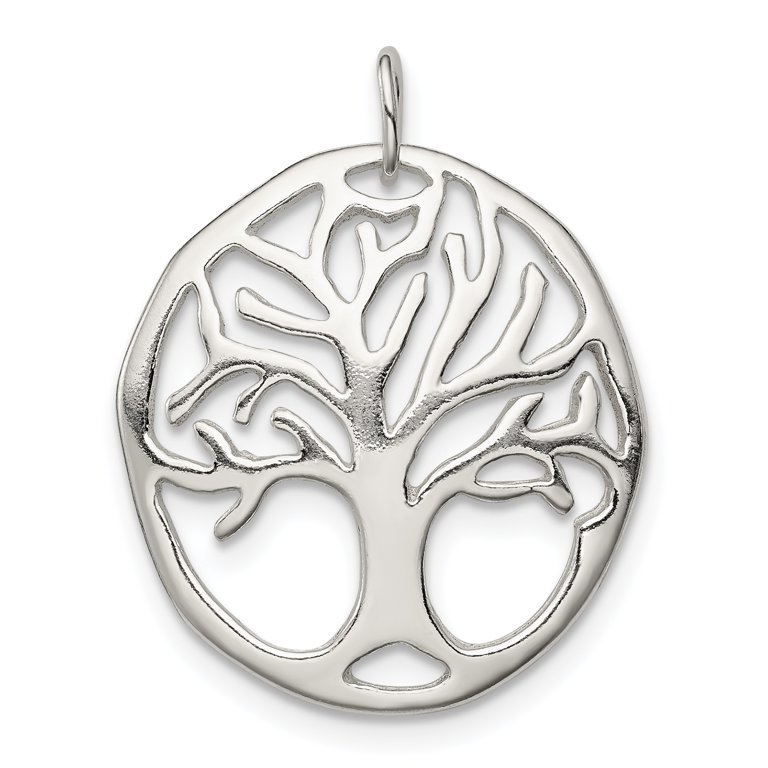 Sterling silver tree on sale of life charm