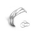thumbnail image 1 of 925 Sterling Silver Triple Band Ring Size 5, 1 of 2