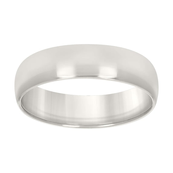 925 Sterling Silver Unisex Comfort Fit No Plating Domed Classic Wedding Band | 7mm | Size 5