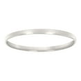 thumbnail image 1 of 925 Sterling Silver Unisex Comfort Fit No Plating Flat Classic Wedding Band | 2mm | Size 14, 1 of 1