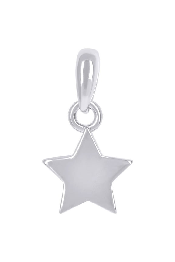 925 Sterling Silver Unisex Star Celestial Charm Pendant for Men Women