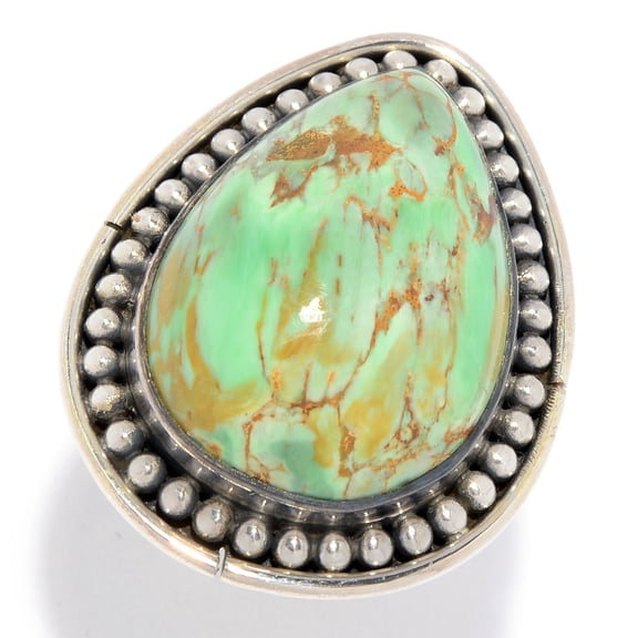 925 Sterling Silver Variscite Ring