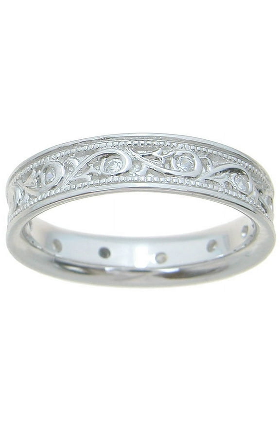 925 Sterling Silver Wedding Bands for Women & Wedding Ring Make Great Anniversary Gifts for Her