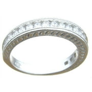 ICEPOSH 925 Sterling Silver Wedding Bands for Women & Wedding Ring Make Great Anniversary Gifts