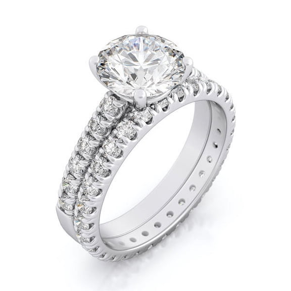 925 Sterling Silver Wedding Engagement Ring For Women IcePosh 5 6 7 8 9