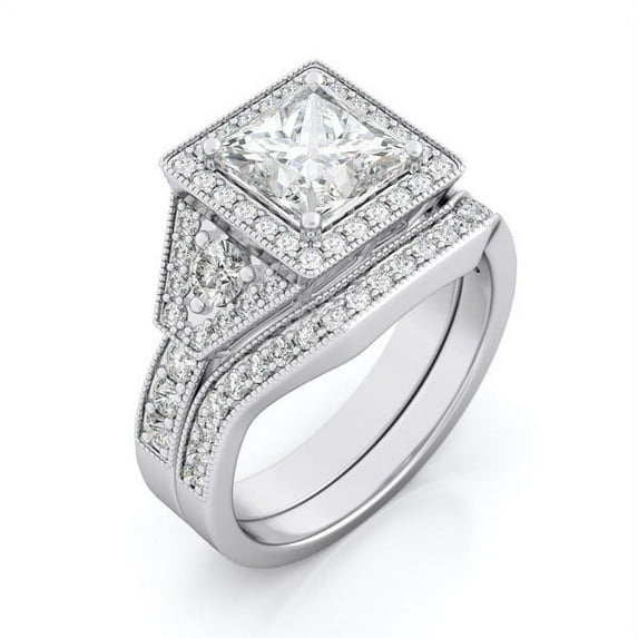 925 Sterling Silver Wedding Engagement Ring For Women IcePosh 5 6 7 8 9