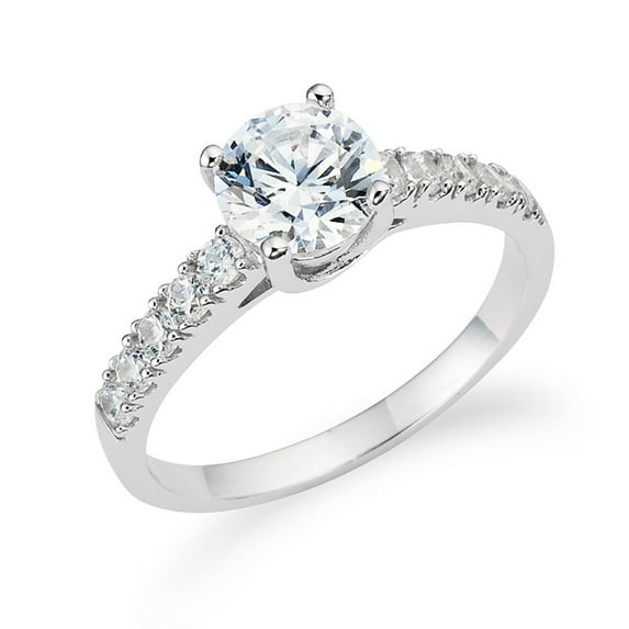 925 Sterling Silver Wedding Engagement Ring