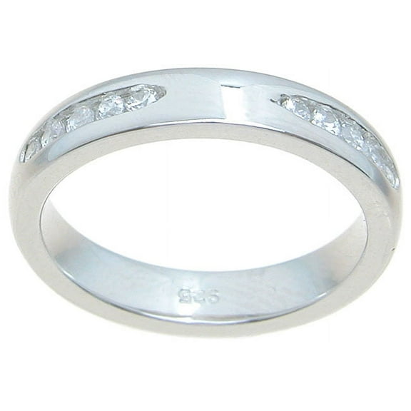 925 Sterling Silver Wedding Ring & Wedding Band Make Great Birthday Gifts for Women