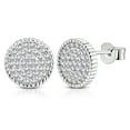 thumbnail image 1 of 925 Sterling Silver White Clear CZ Stud Earrings, 1 of 2