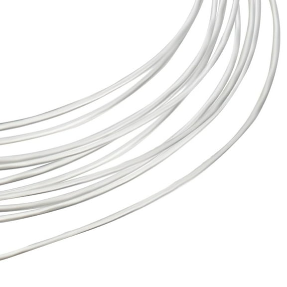 925 Sterling Silver Wire 21 Gauge 0.7mm Dead Soft Round Jewelry Wire 3 FT with Polishing Cloth