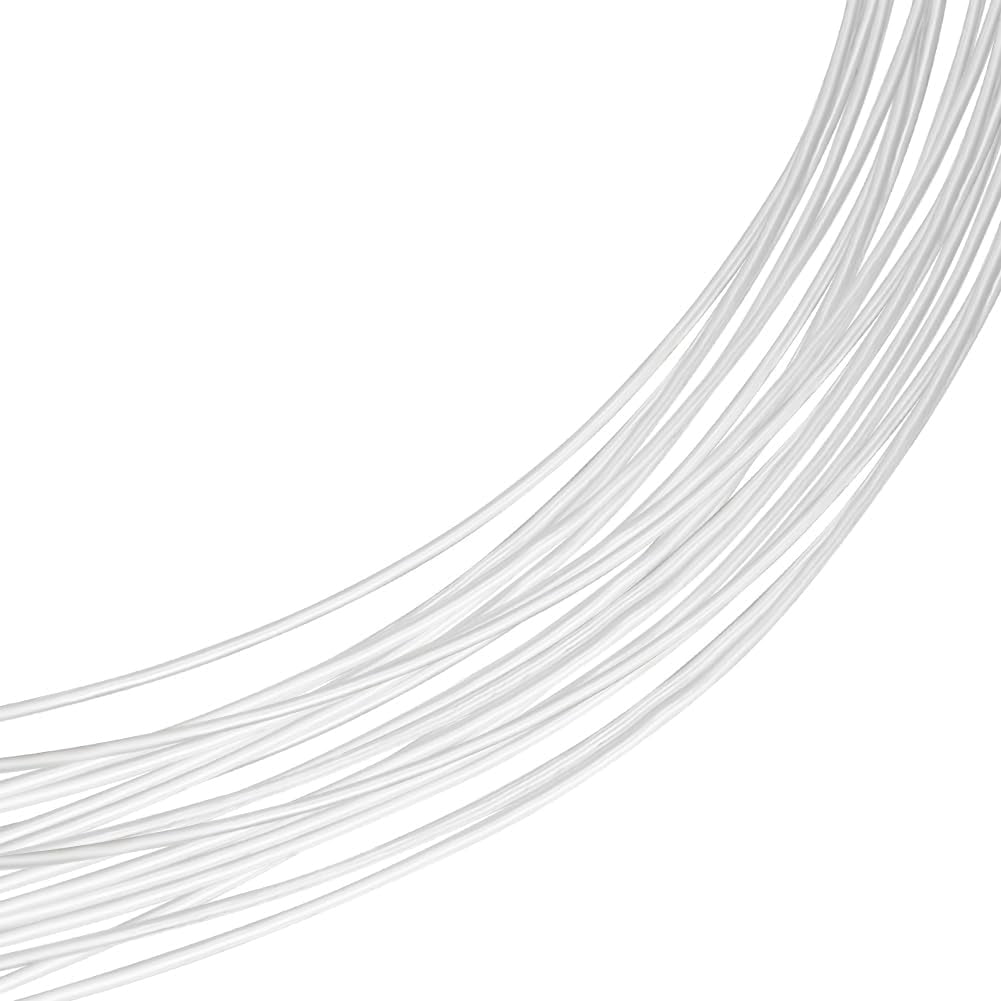 925 Sterling Silver Wire 24 Gauge/0.4mm Dead Soft Round Making Jewelry Wire 3 FT with Polishing Cloth for DIY Bracelets Earrings SilverDIY