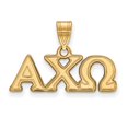 thumbnail image 1 of 925 Sterling Silver With GP LogoArt Alpha Chi Omega Medium Pendant; for Adults and Teens; for Women and Men, 1 of 2