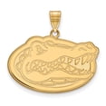 thumbnail image 1 of 925 Sterling Silver With GP LogoArt University of Florida Large Pendant; for Adults and Teens; for Women and Men, 1 of 2