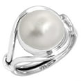 thumbnail image 1 of 925 Sterling Silver Women Jewelry Freshwater Pearl Ring, 1 of 5