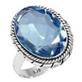 thumbnail image 1 of 925 Sterling Silver Women Jewelry Iolite Quartz Ring, 1 of 5