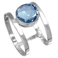 thumbnail image 1 of 925 Sterling Silver Women Jewelry Iolite Quartz Ring, 1 of 5