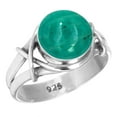 thumbnail image 1 of 925 Sterling Silver Women Jewelry Natural Amazonite Ring, 1 of 6