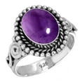 thumbnail image 1 of 925 Sterling Silver Women Jewelry Natural Amethyst Ring, 1 of 6