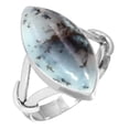thumbnail image 1 of 925 Sterling Silver Women Jewelry Natural Dendrite Opal Ring, 1 of 6