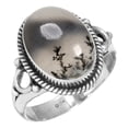 thumbnail image 1 of 925 Sterling Silver Women Jewelry Natural Dendrite Opal Ring, 1 of 6