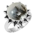 thumbnail image 1 of 925 Sterling Silver Women Jewelry Natural Dendrite Opal Ring, 1 of 6