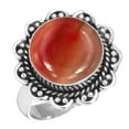 thumbnail image 1 of 925 Sterling Silver Women Jewelry Natural Mookaite Ring, 1 of 6