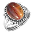 thumbnail image 1 of 925 Sterling Silver Women Jewelry Natural Mookaite Ring, 1 of 6