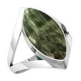 thumbnail image 1 of 925 Sterling Silver Women Jewelry Natural Seraphinite Ring, 1 of 10