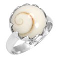 thumbnail image 1 of 925 Sterling Silver Women Jewelry Natural Shiva Eye Ring, 1 of 6