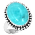 thumbnail image 1 of 925 Sterling Silver Women Jewelry Natural Smithsonite Ring, 1 of 6