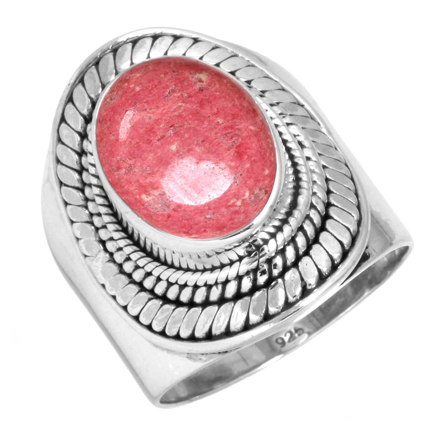 925 Sterling Silver Natural Aquamarine Womans Eternity Promise Ring - 925 Sterling Silver Women Jewelry Natural Thulith Ring -