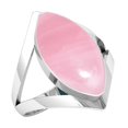 thumbnail image 1 of 925 Sterling Silver Women Jewelry Rose Quartz Ring, 1 of 9