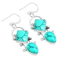 thumbnail image 1 of 925 Sterling Silver Women Jewelry Turquoise Earring, 1 of 5