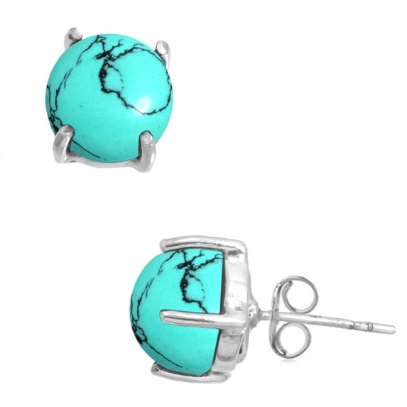 925 Sterling Silver Women Jewelry Turquoise Earring