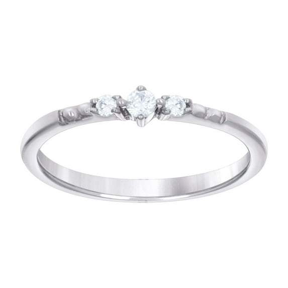 925 Sterling Silver Womens Cubic Zirconia Engagement Ring Size 6 Engagement Ring for Women