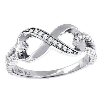 1/6 Carat Diamond Sterling Silver Promise Ring