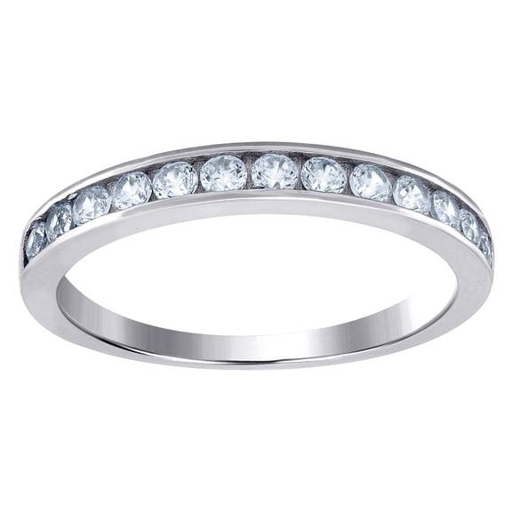 925 Sterling Silver Womens Cubic Zirconia Square Fashion Ring 2.8x1.8mm Wide Size 6 Ring for Women