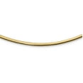 thumbnail image 1 of 925 Sterling Silver and Gold-plated 3mm Reversible Adjustable Omega Necklace 18 Inch, 1 of 5