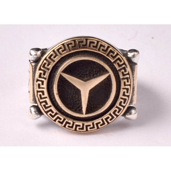 925 Sterling SilverSolid SilverMercedes No StoneHandmade Ring Women For Gift Graduation