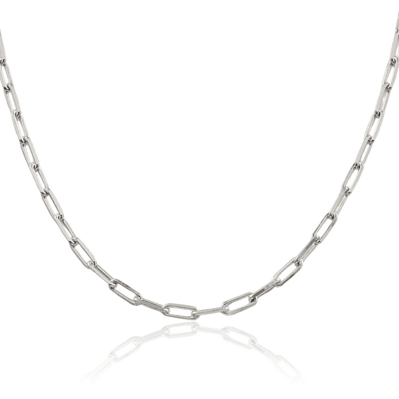 925 sterling silver 4.25mm link chain necklace