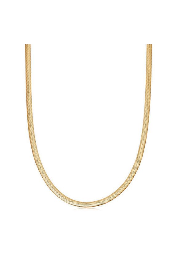 925 sterling silver flat snake bone chain women's cold style ins niche design high-end blade chain versatile light luxury collarbone chain