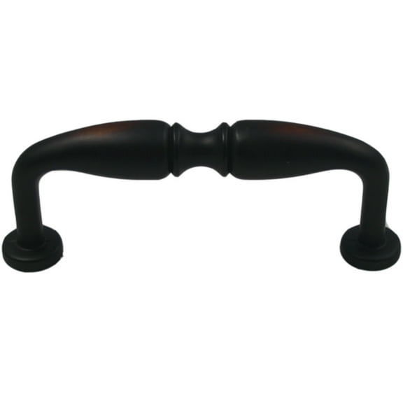 925BLK 3" Center to Center Cabinet Pull Black Finish
