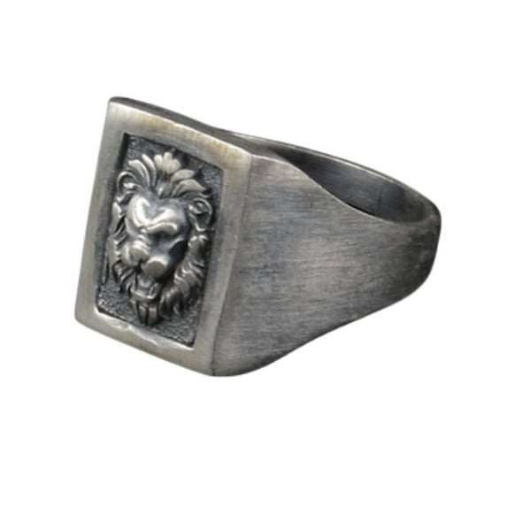 925k Lion Silver Ring-Handmade Unisex Ring-Jewelry Gift For Him and Her