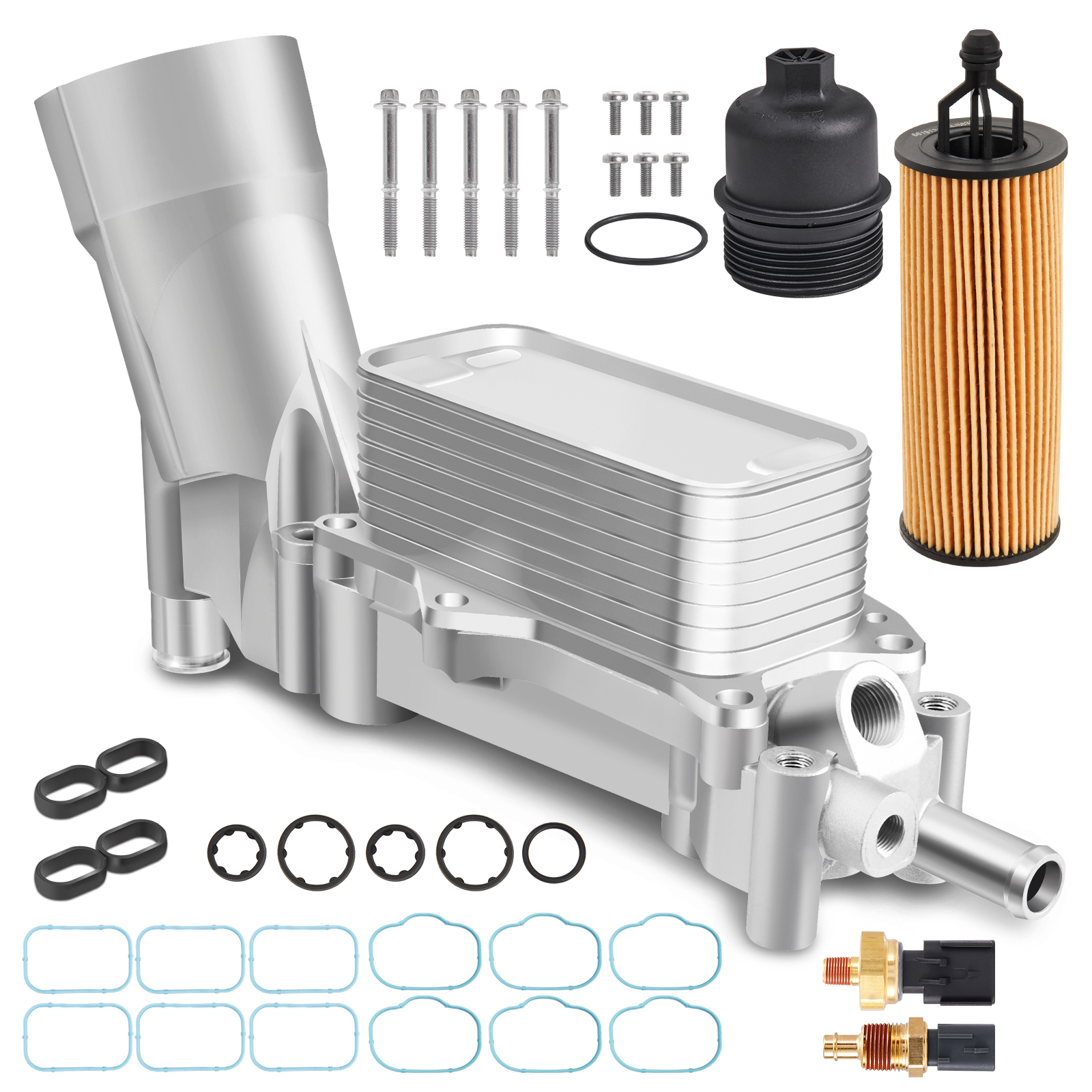 BD Diesel Bypass Tube Eliminator Kit For 1999-2003 Ford 7.3L Powerstroke & 4R100 (1600036)