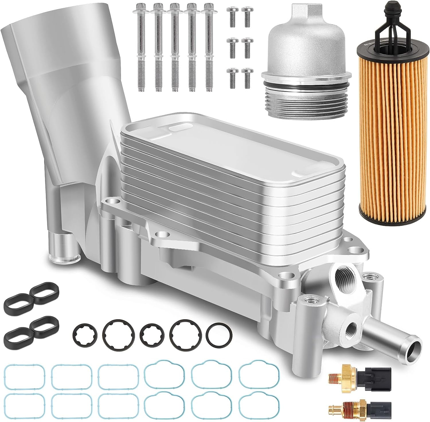 926 959 full aluminum auto engine oil filter housing kit compatible