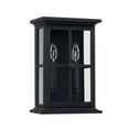 thumbnail image 1 of 926422BK-Capital Lighting-Mansell - 14 Two Light Outdoor Wall Lantern Black Finish with Clear Glass, 1 of 2