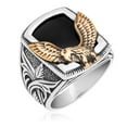 thumbnail image 1 of 928 Sterling Silver Ring with Onyx Gemstone, 1 of 2