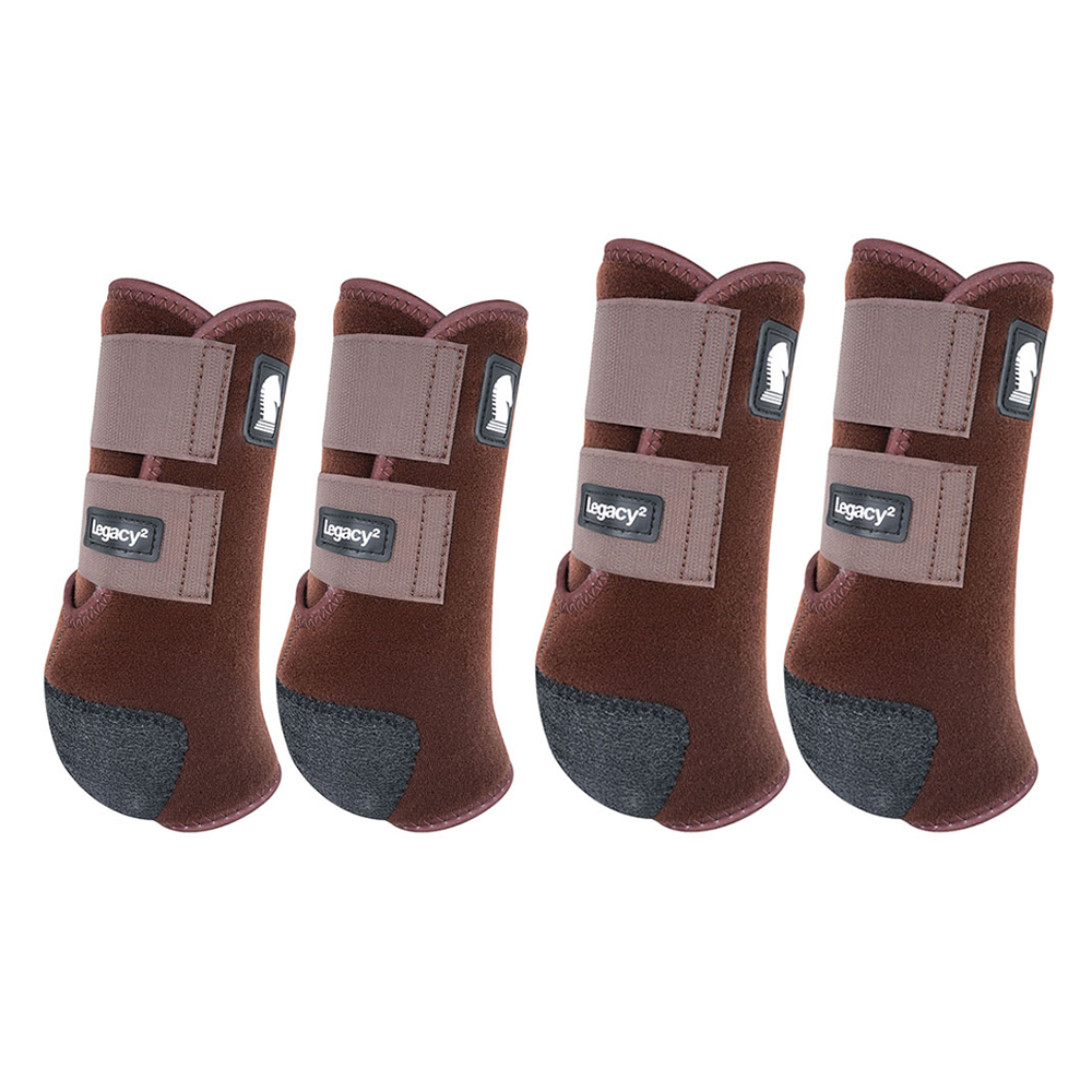 92CE Med Classic Equine Legacy2 Horse Front Hind Sports Boots 4 Pack