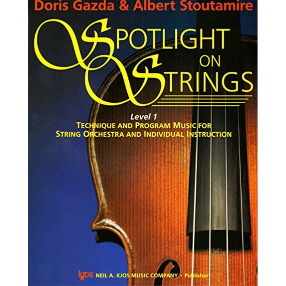 Pre-Owned 92SB - Spotlight On Strings - String Bass - Level 1 Paperback